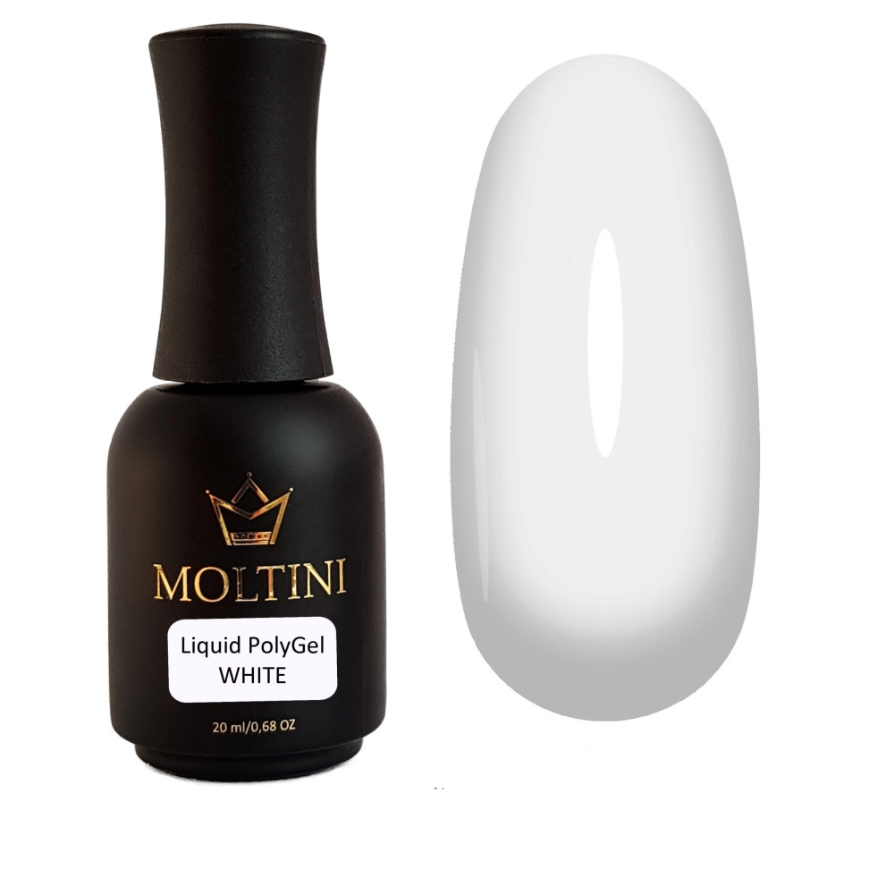 Moltini, Liquid PolyGel White 20ml